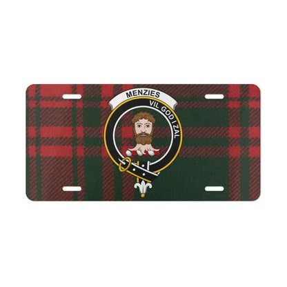 Menzies Vil Godzal Tartan - Custom Novelty License Plate product