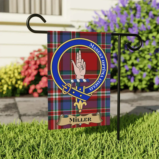 Customizable Miller Clan Tartan Garden Flag product