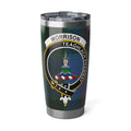Clan Morrison Teaghlach Phabbay tartan clan crest tumbler — 20oz insulated stainless steel