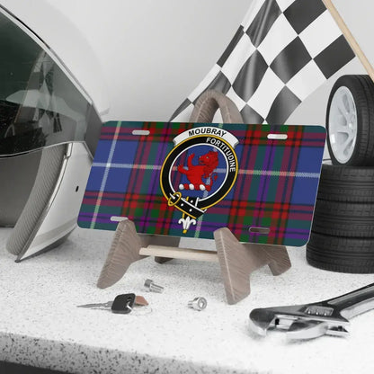 Moubray Fortitudine Scottish Tartan License Plate product