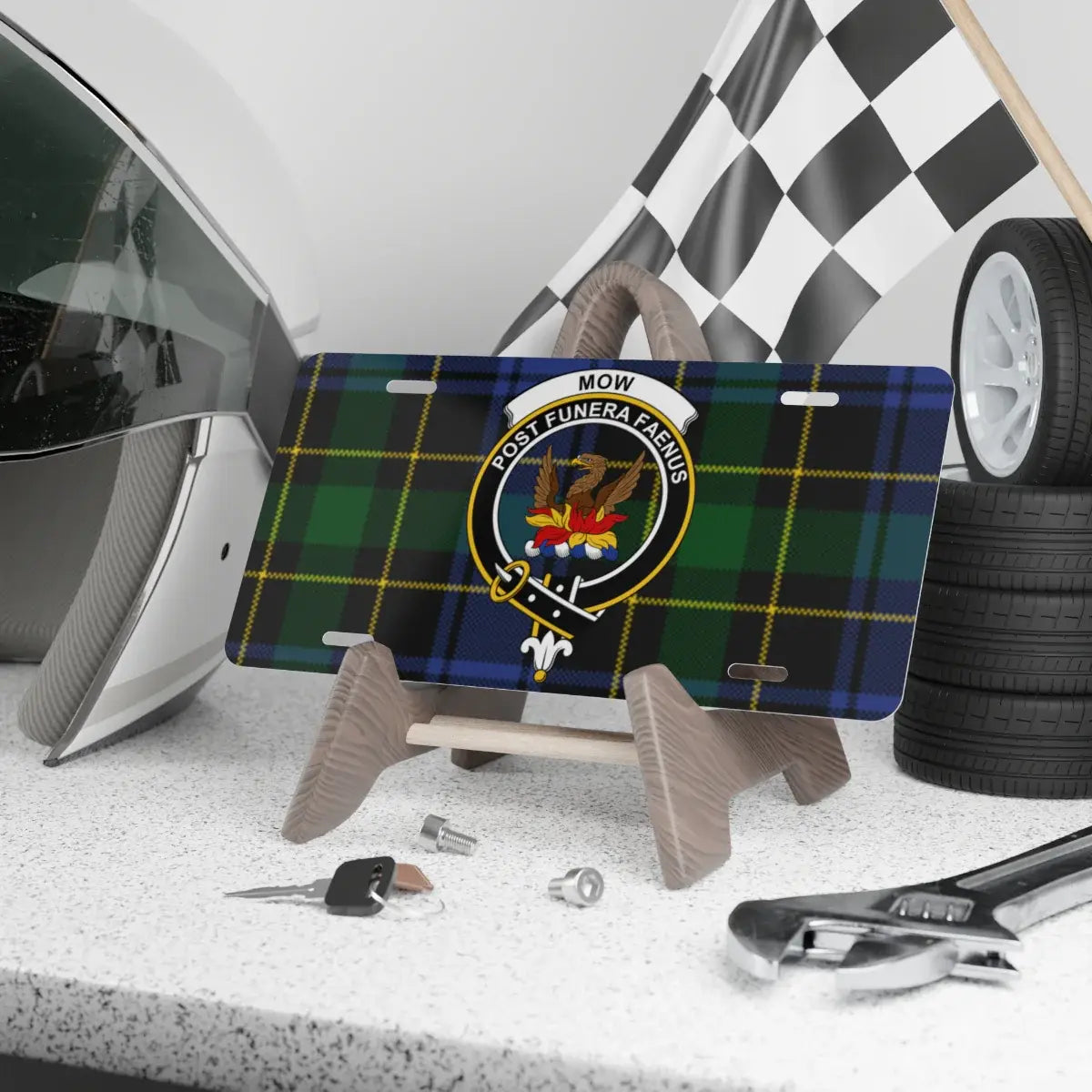 Racing Themed Decorative License Plate product