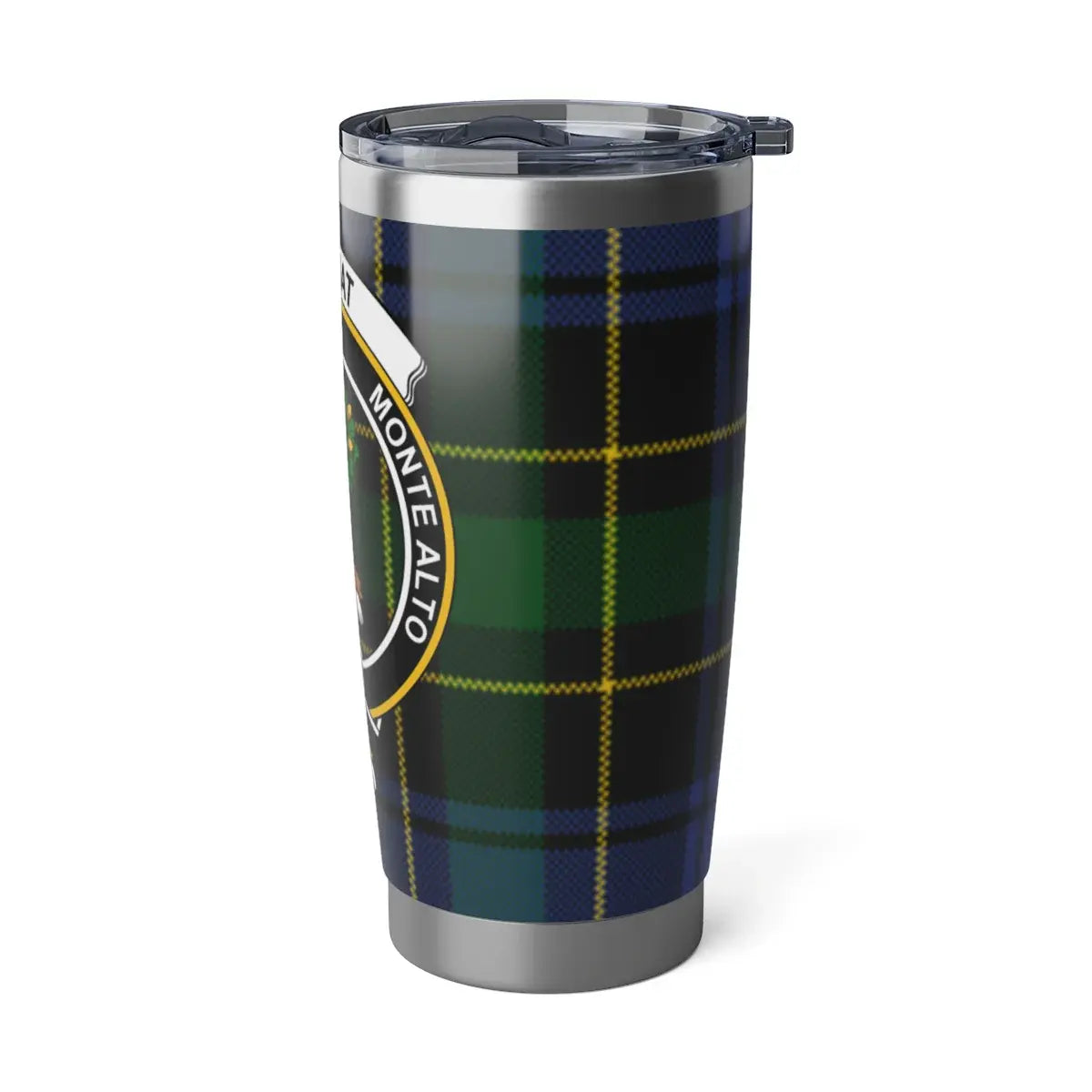 Monte Alto Tartan Travel Mug Scottish Clans Flask