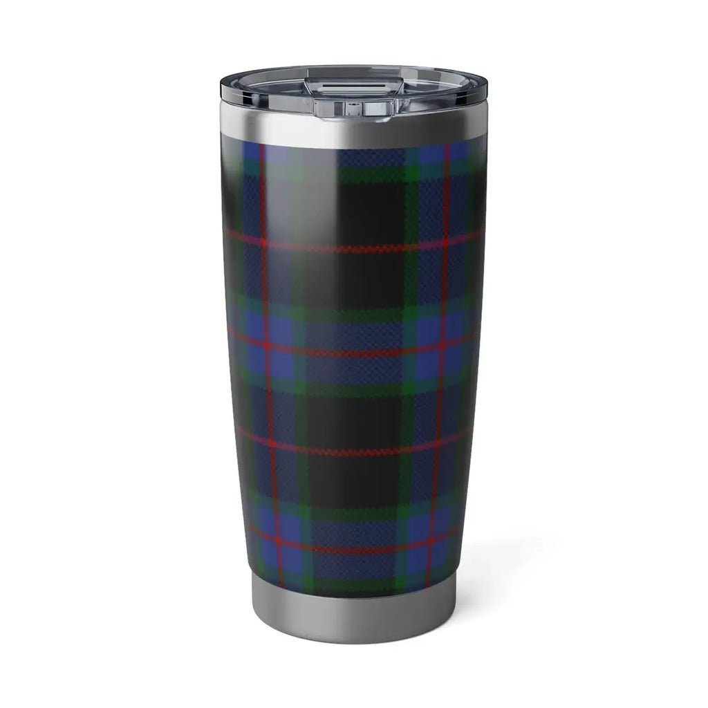 Clan Nairn tartan plaid insulated tumbler — 20 oz stainless steel, fits car cup holders