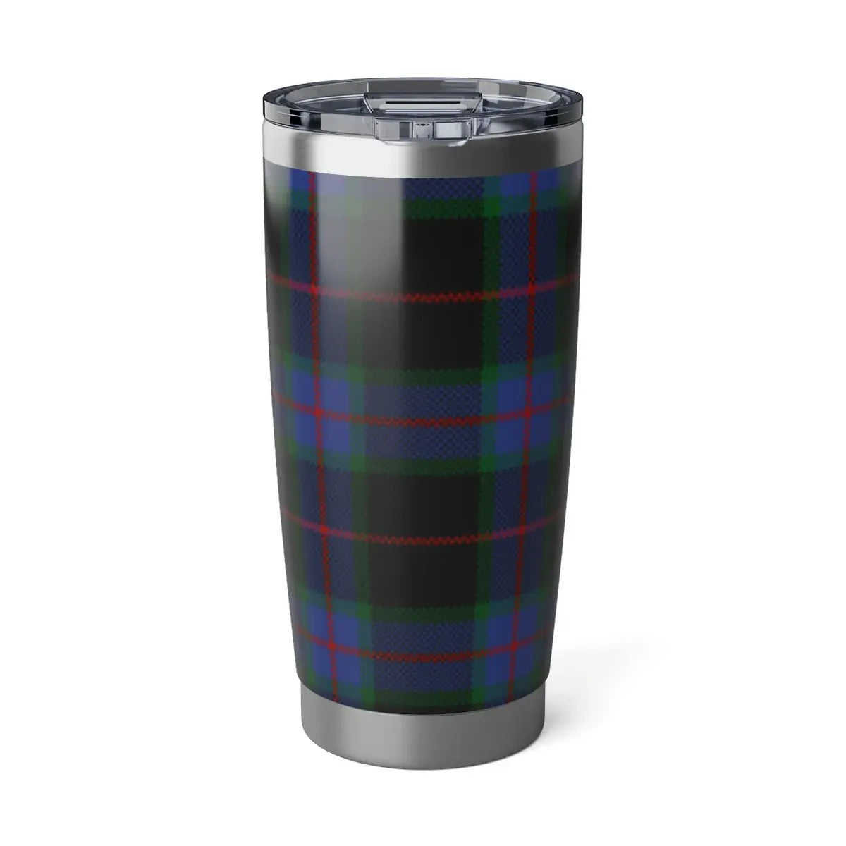 Clan Nairn tartan plaid insulated tumbler — 20 oz stainless steel, fits car cup holders