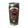 Nesbitt I Byd It clan tartan design travel cup