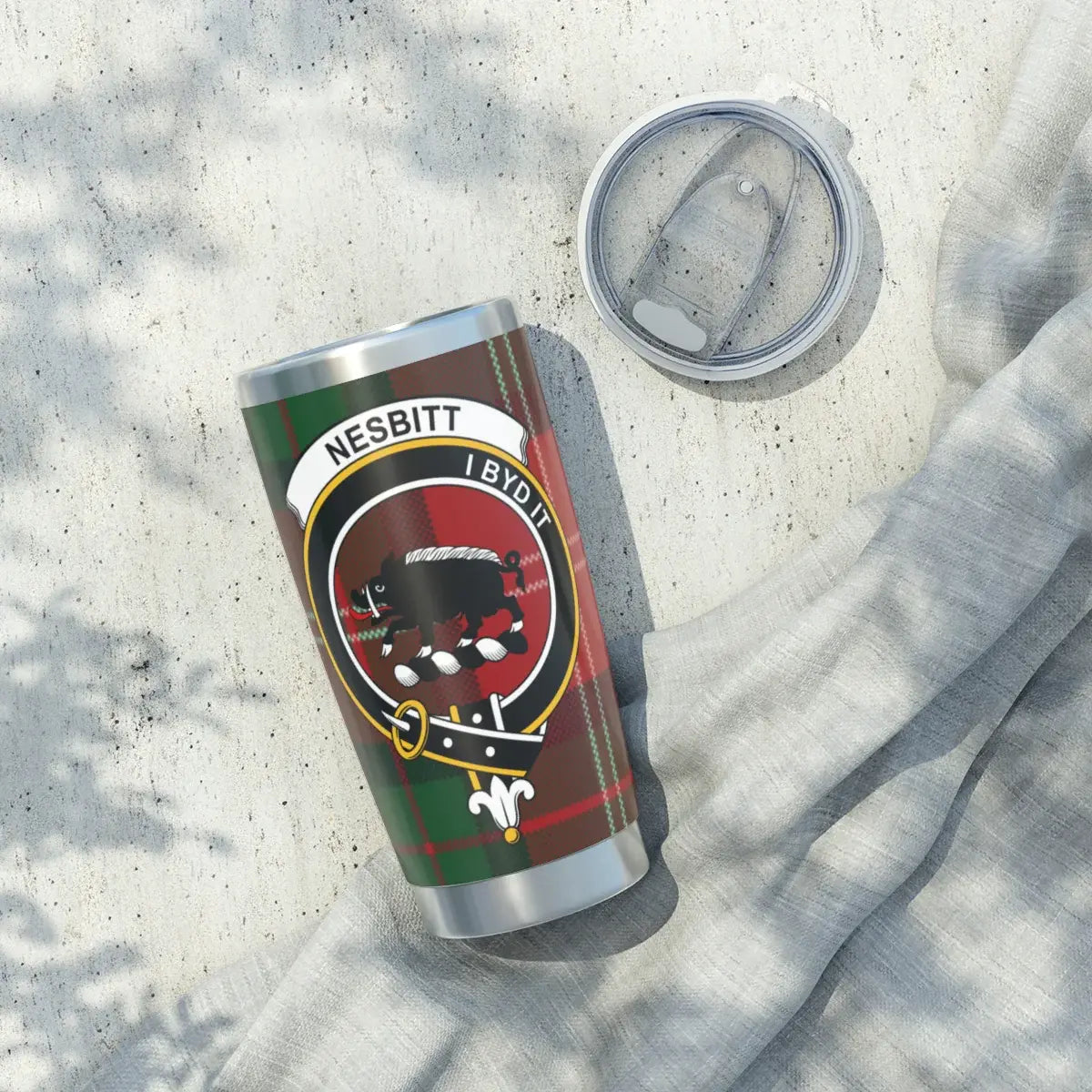 Custom Nesbitt Tartan Insulated Tumbler