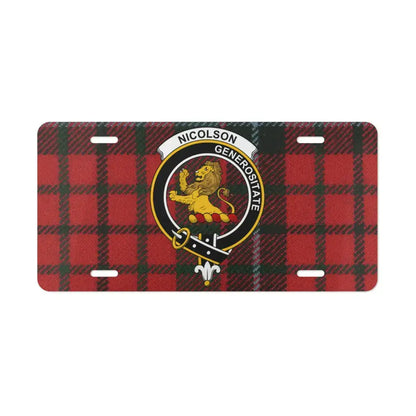 Nicolson Generositate Lion Design License Plate product