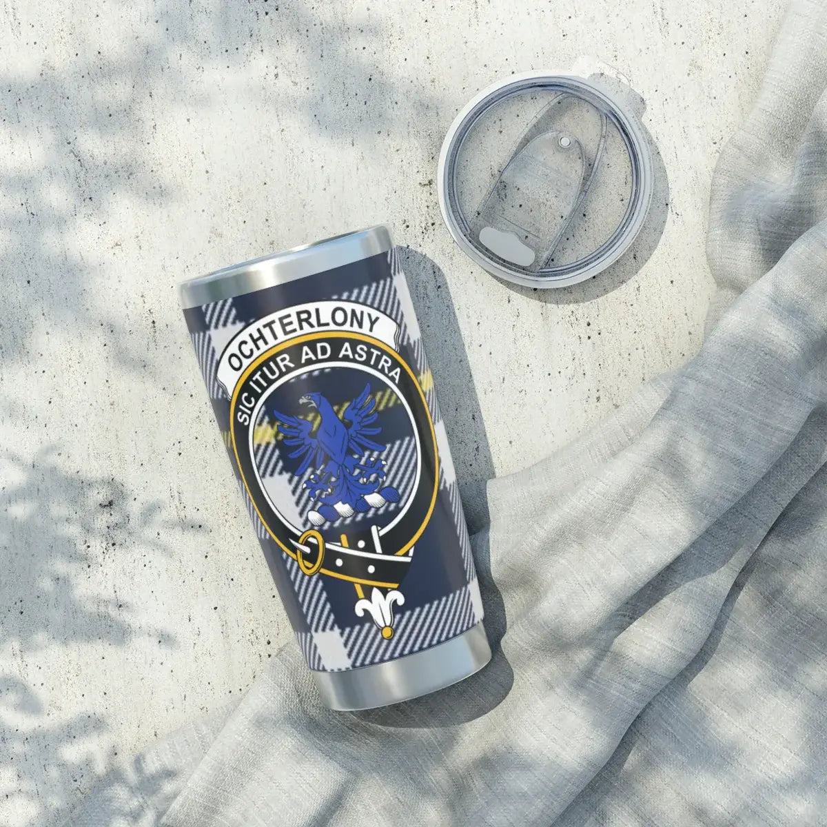 Stylish Ochterlony Tumbler with Family Emblem