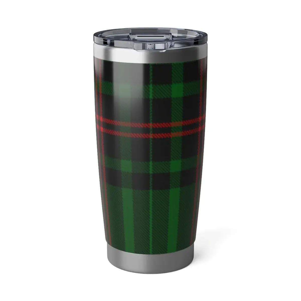 Stylish Green and Red Plaid Tumbler Product