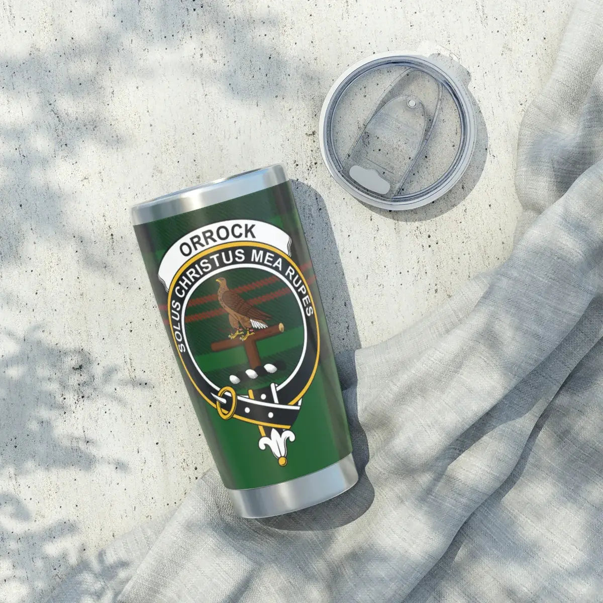 ORROCK Solus Christus Mea Rupes Insignia Tumbler