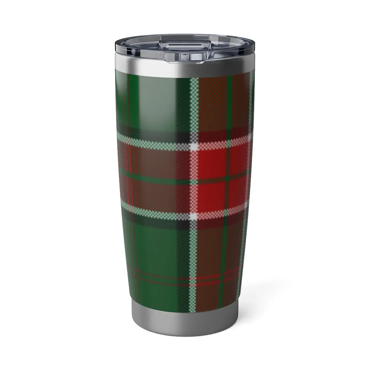 Clan Pollock tartan plaid insulated tumbler — 20 oz stainless steel, fits car cup holders