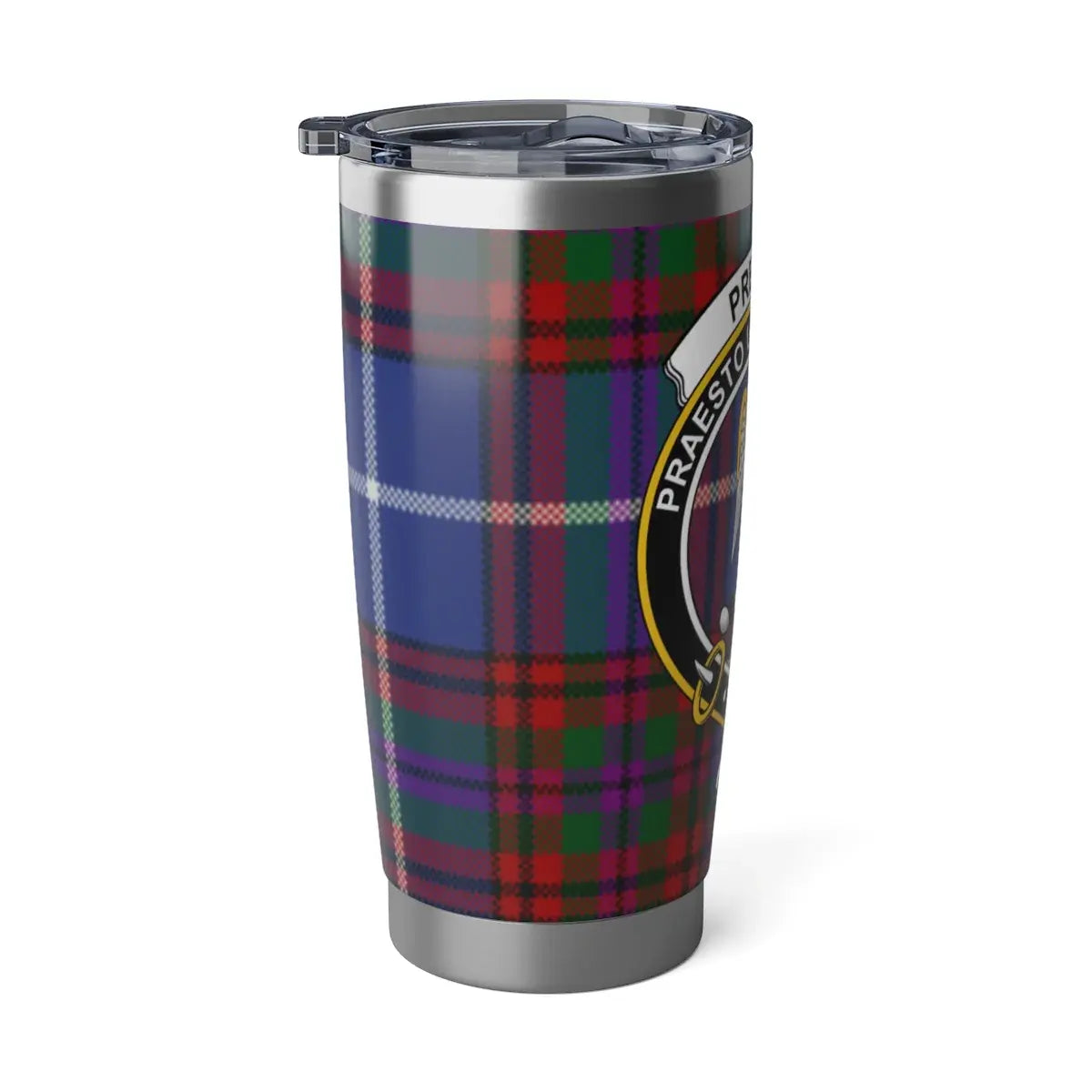 Traditional Tartan Design Insulated Travel Mug