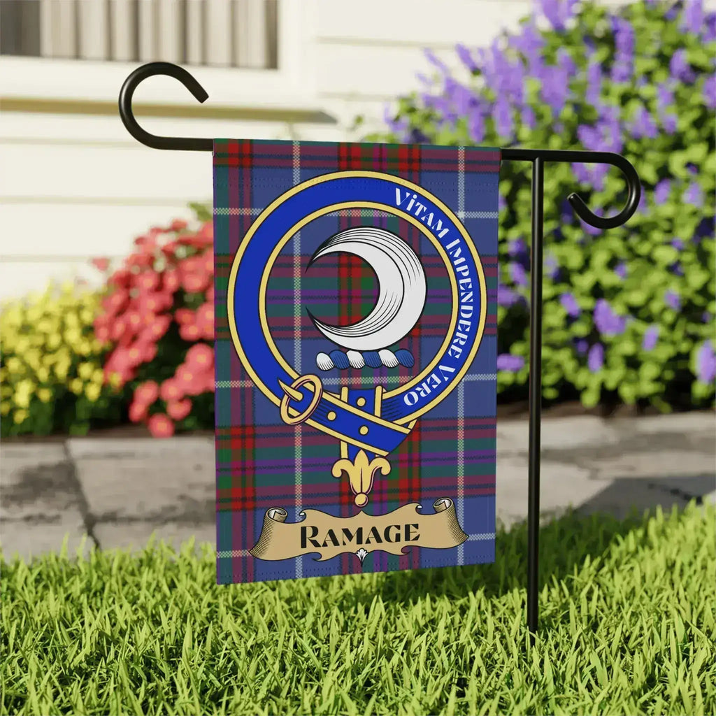Clan Ramage Plaid Garden Flag Scottish Family