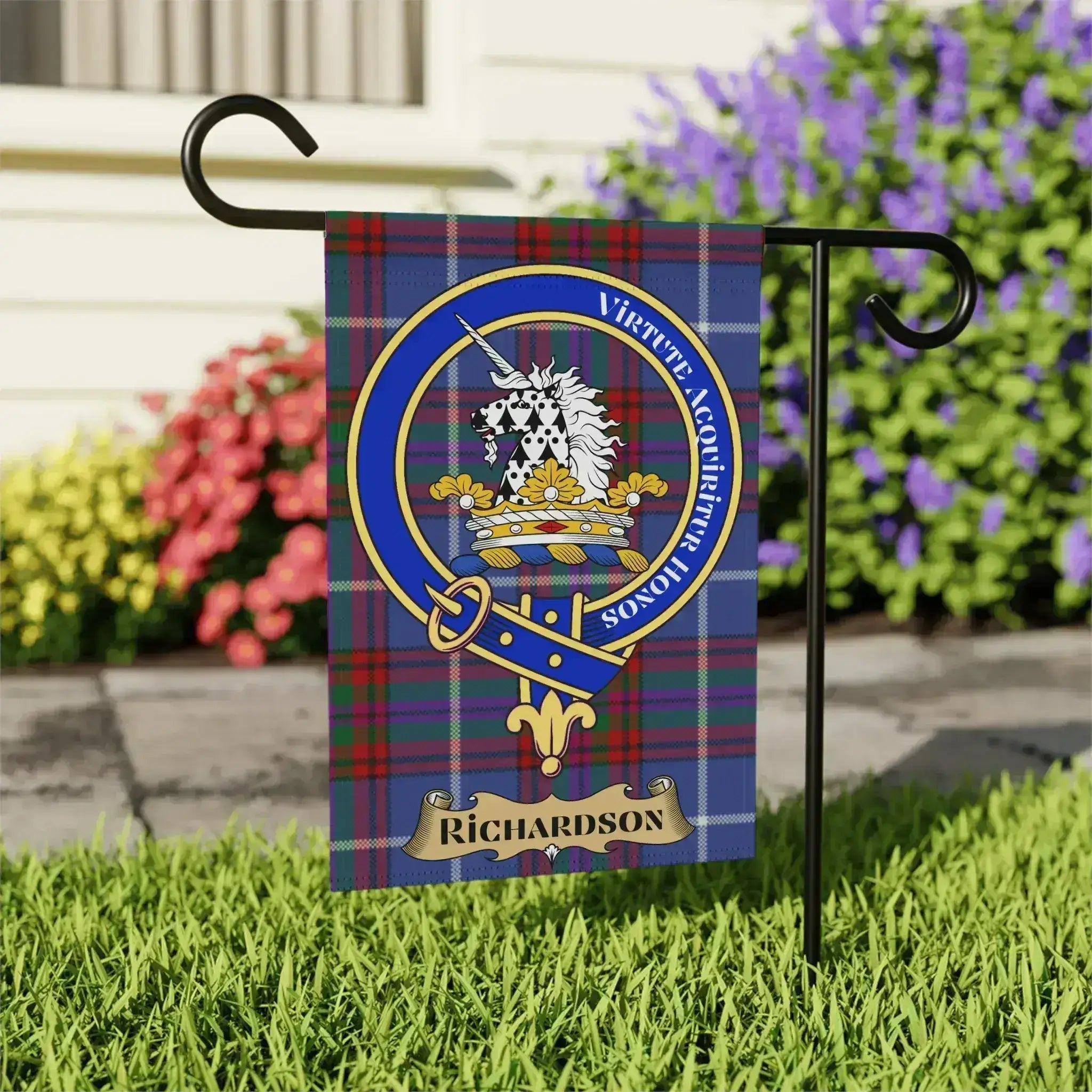 Scottish Virtue Honor Richardson Clan Garden Flag