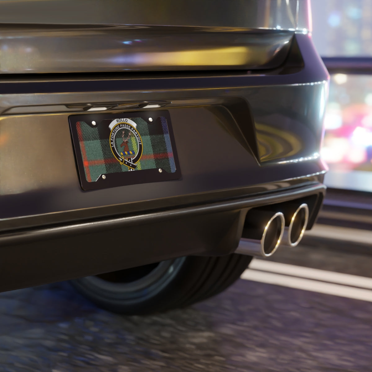 Sleek Custom License Plate for Your Vehicle product