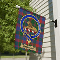 Rowand Family Crest Plaid Patterned Flag