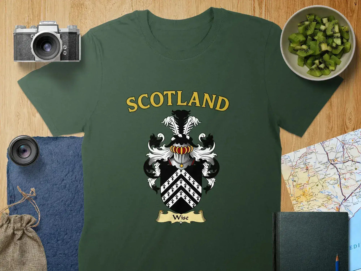 Scotland Wise Printed Graphic T-shirt product