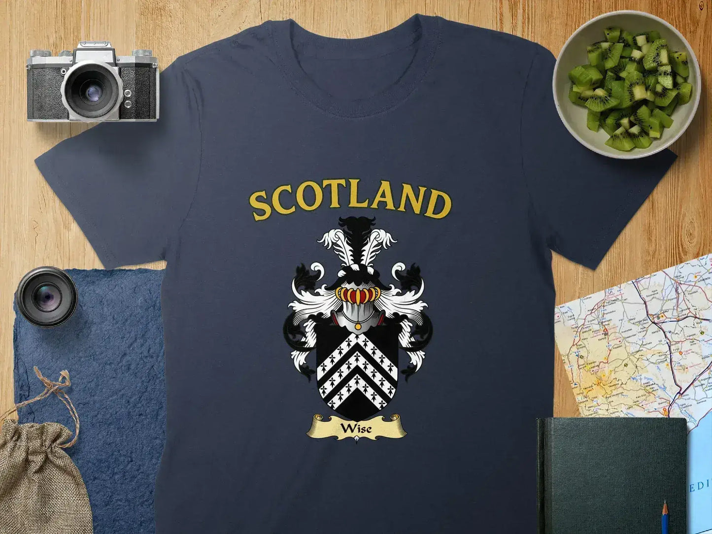 Scotland Wise Coat of Arms Graphic T-Shirt product