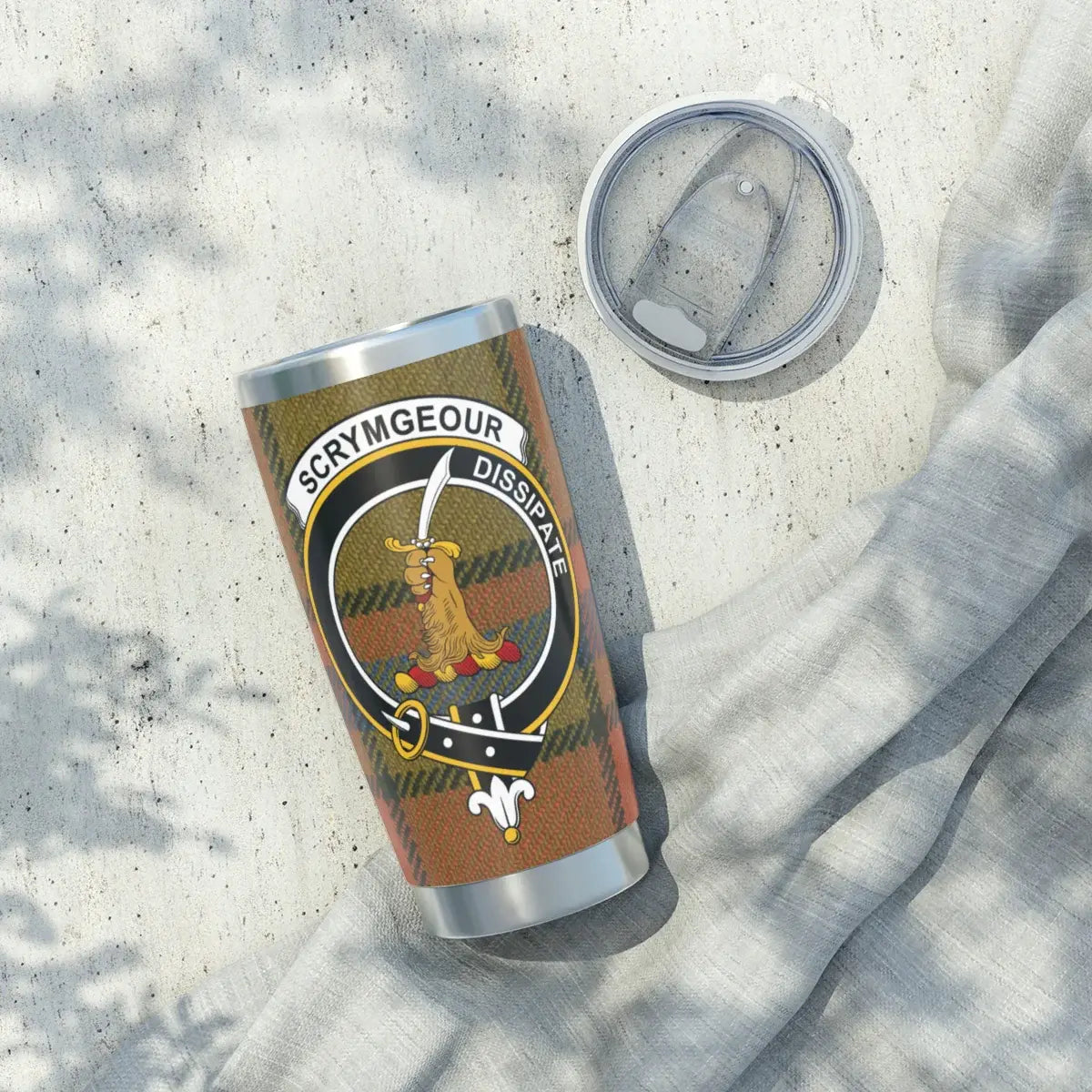 Scrygmeour Dissipate Tartan Design Insulated Tumbler