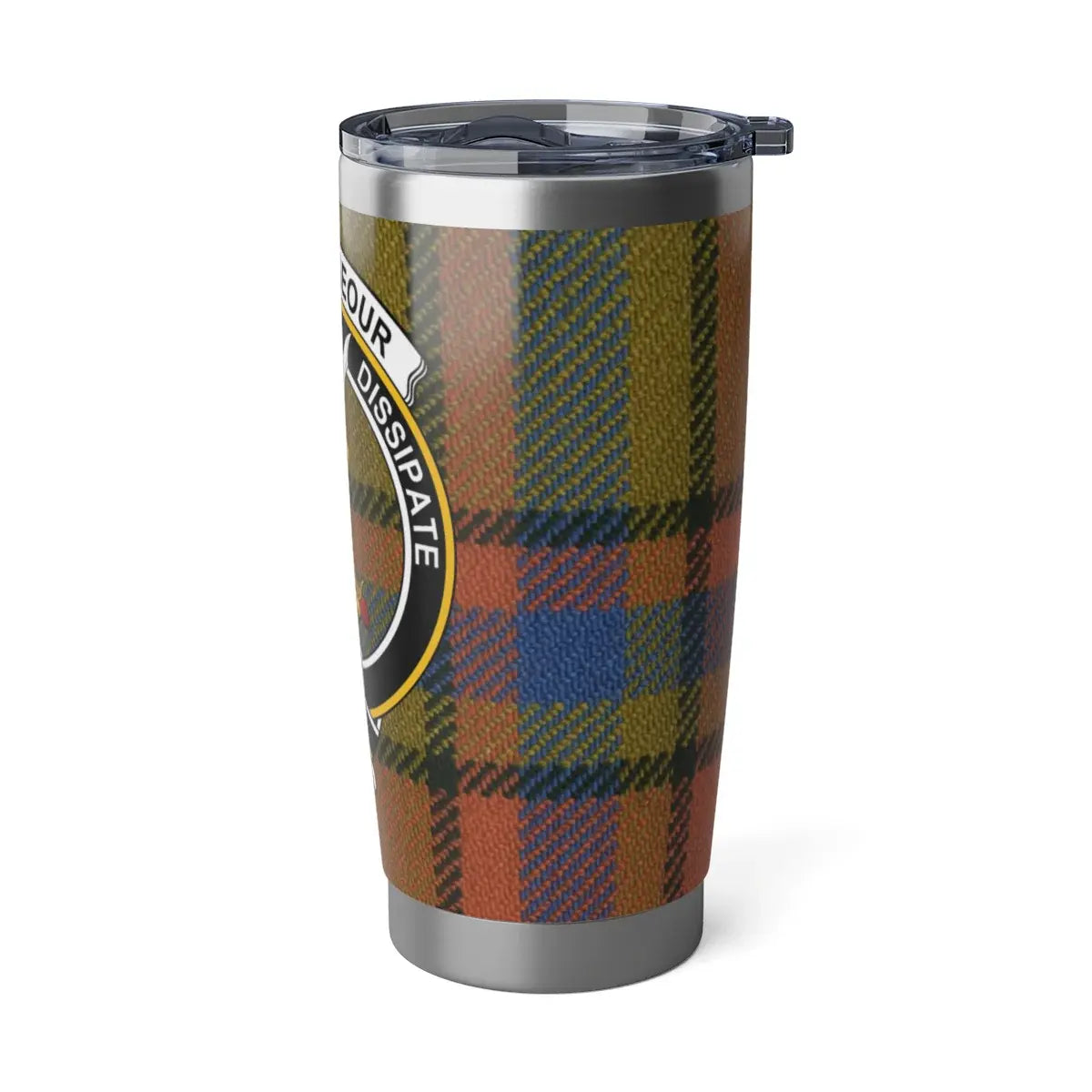 Stylish Tartan Pattern Travel Mug for Everyday Use