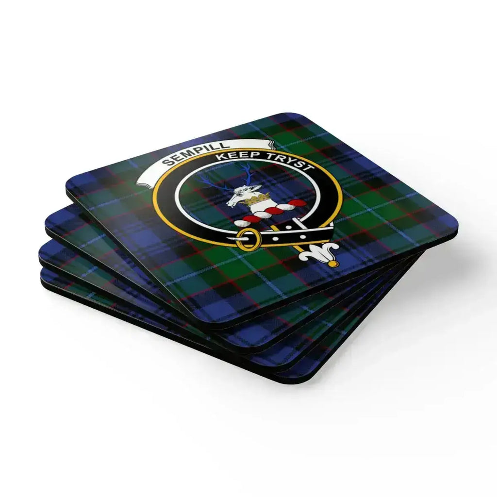 Sempill Keep Tryst Plaid Design Coasters product