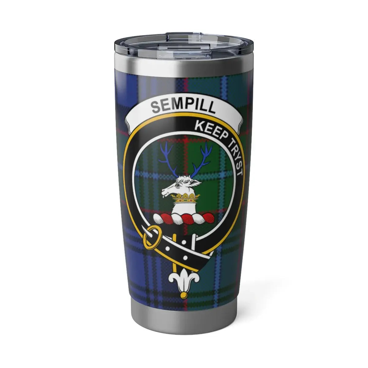 Sempill Keep Tryst Tumbler mug with family crest design