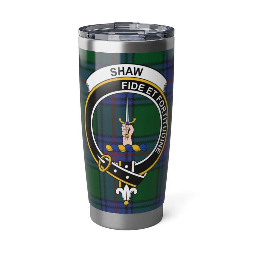 Shaw Fide et Fortitudine Crest Design Tumbler