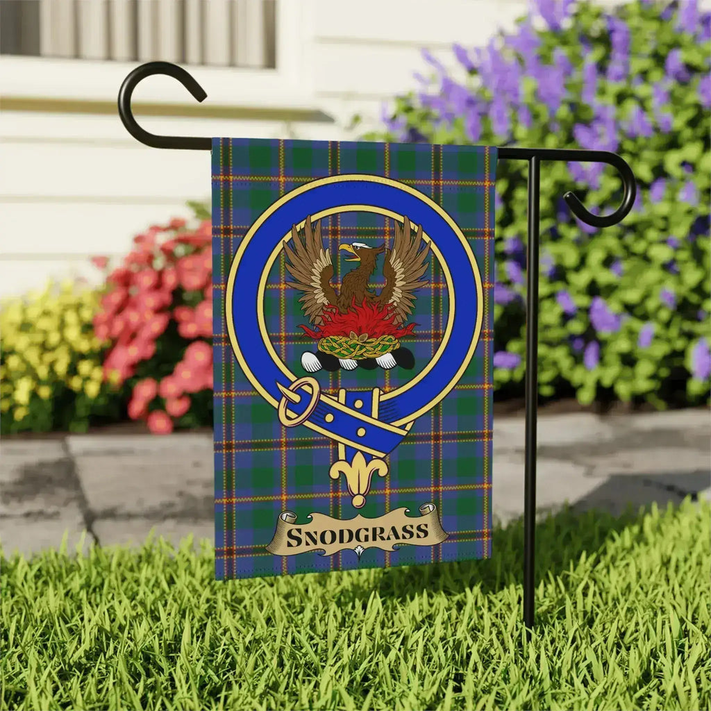 Personalized Snodgrass Clan Tartan Garden Flag product
