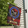 Clan Speirs Tartan Background Flag