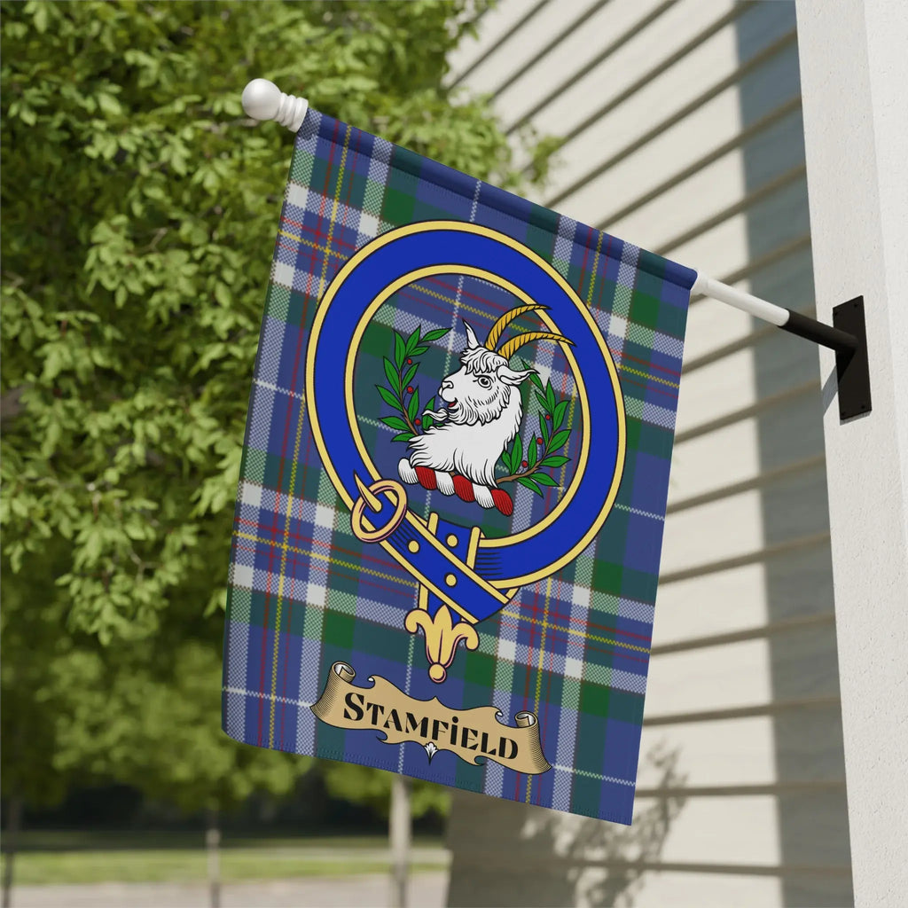 Stamfield Tartan Plaid Goat Crest House Flag