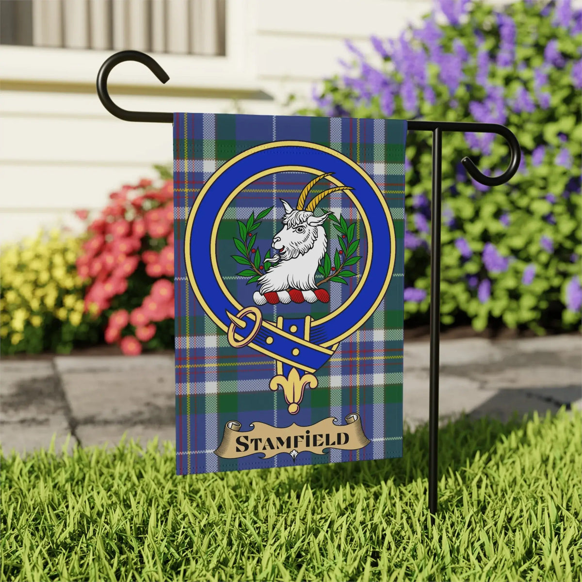 Scottish Plaid Decorative Garden Flag