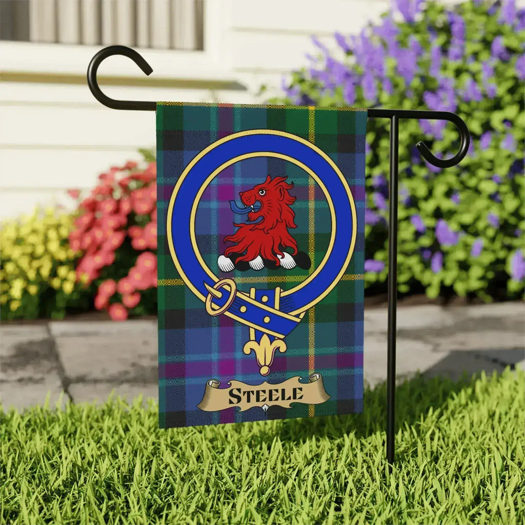 Scottish Clan Steele Garden Flag Vibrant Outdoor Decor Product