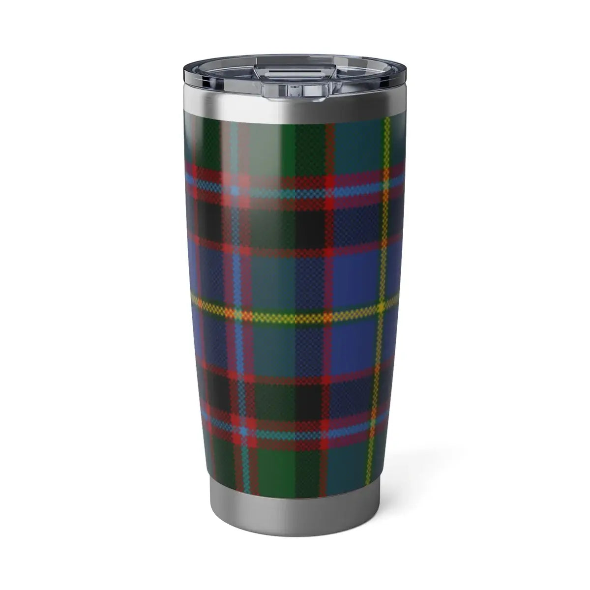 Clan Stirling plaid tartan insulated travel tumbler — double-wall 20oz