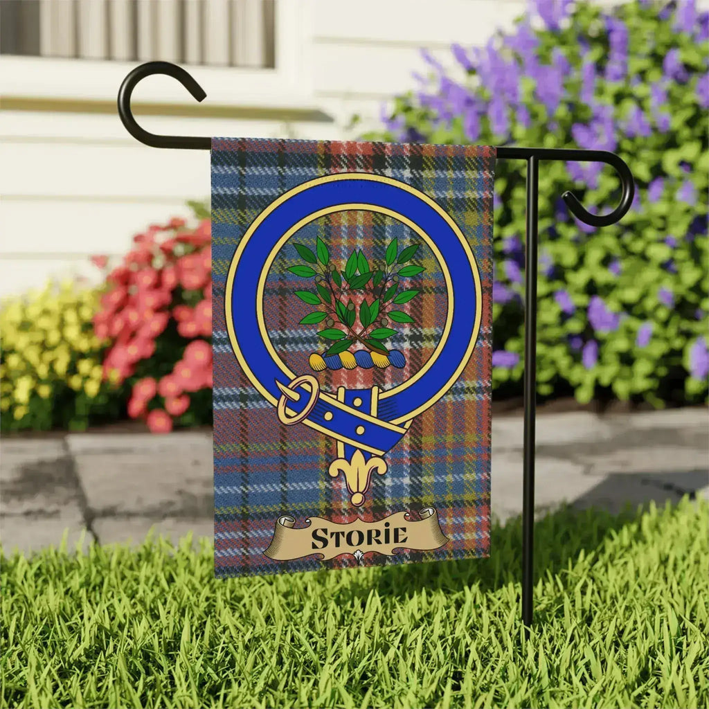 Festive Plaid Garden Flag with Colorful Design product
