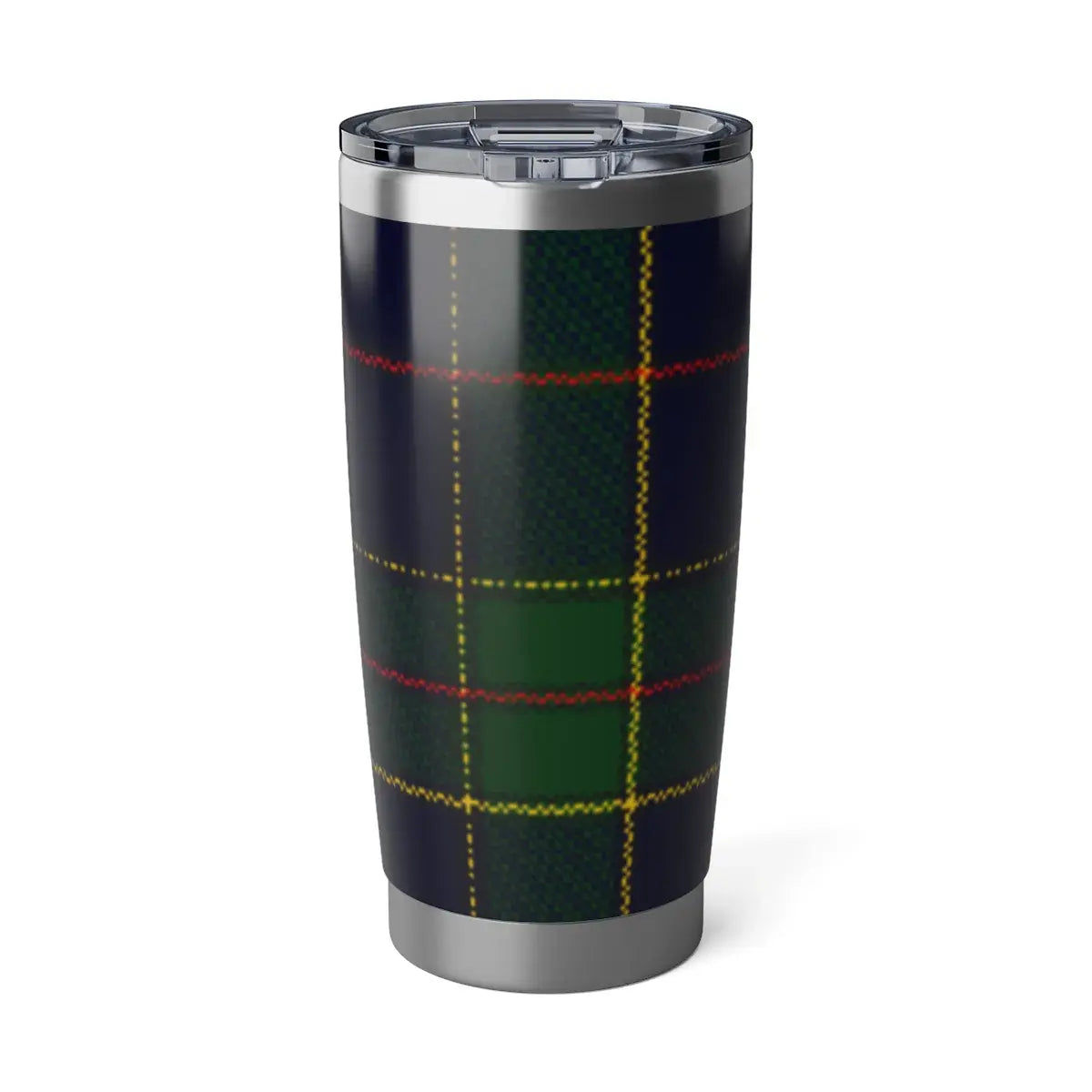 Stylish Large Plaid Design Insulated Tumbler