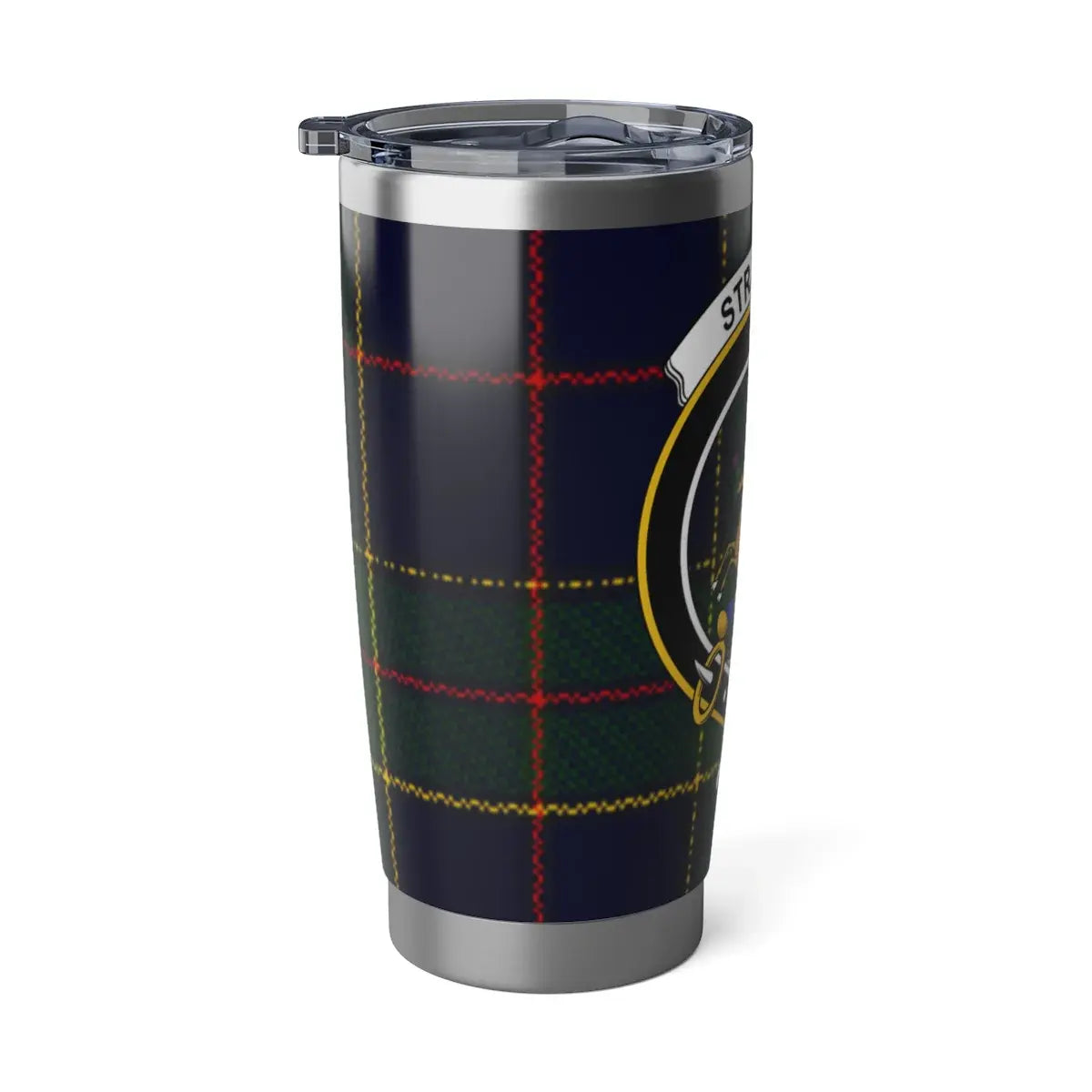Tartan Design Insulated Stainless Steel Travel Tumbler
