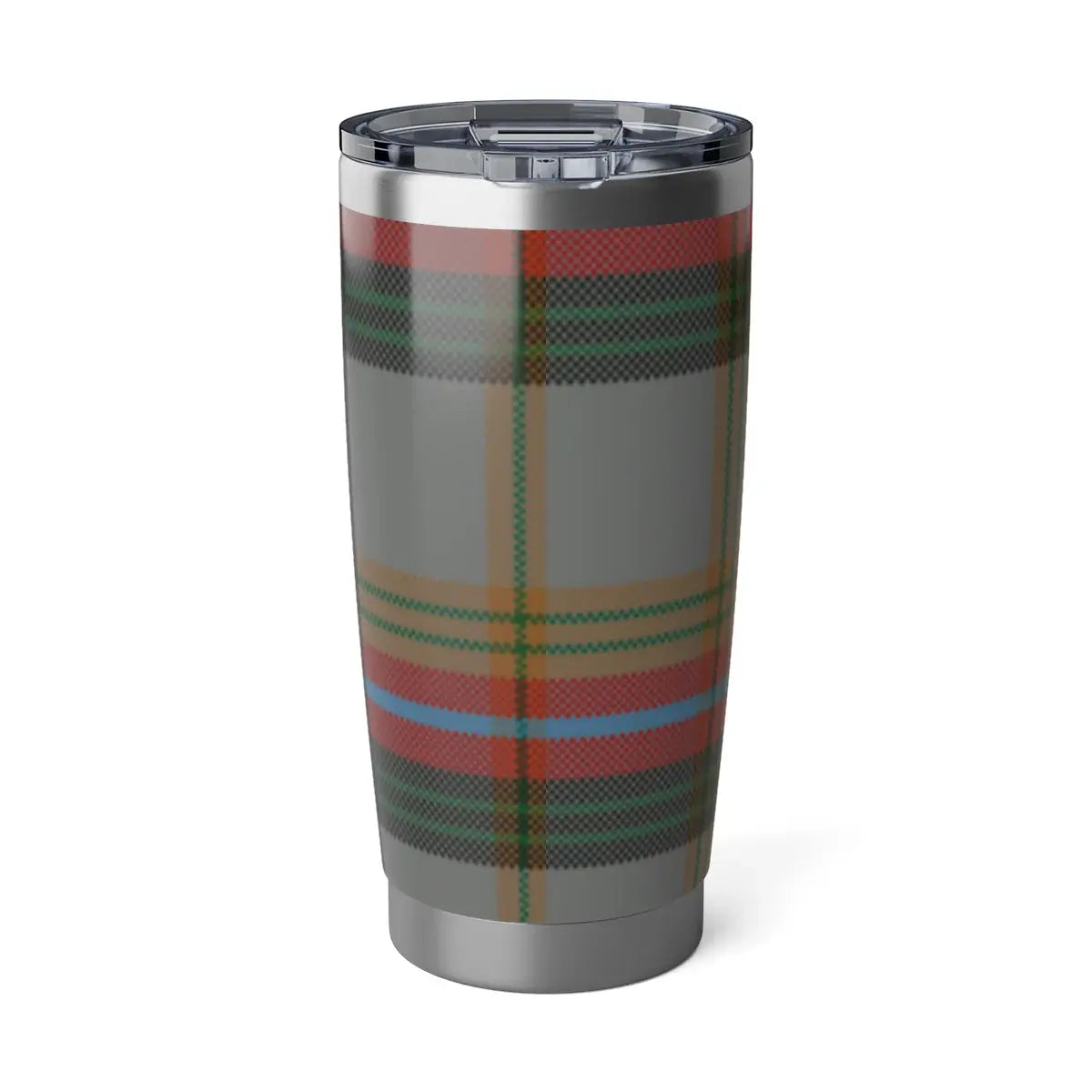 Stylish Tartan Insulated Tumbler for Hot and Cold Drinks