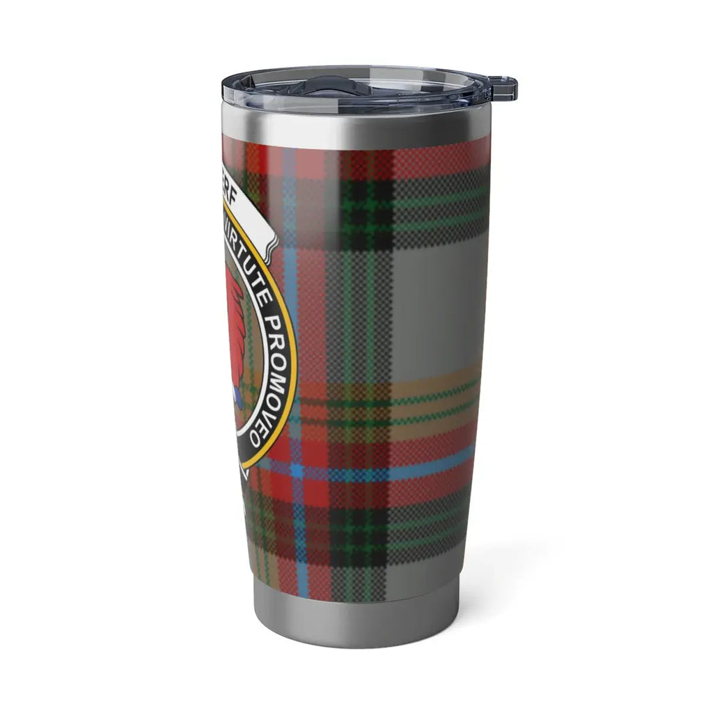 Insulated Travel Mug with Clan Crest Design