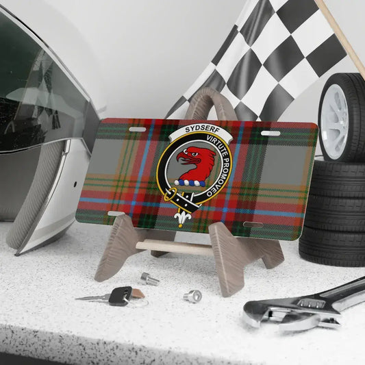 Customizable Scottish Tartan Themed License Plate product