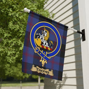 Clan Thoms Scottish Tartan Plaid Pride Garden Flag