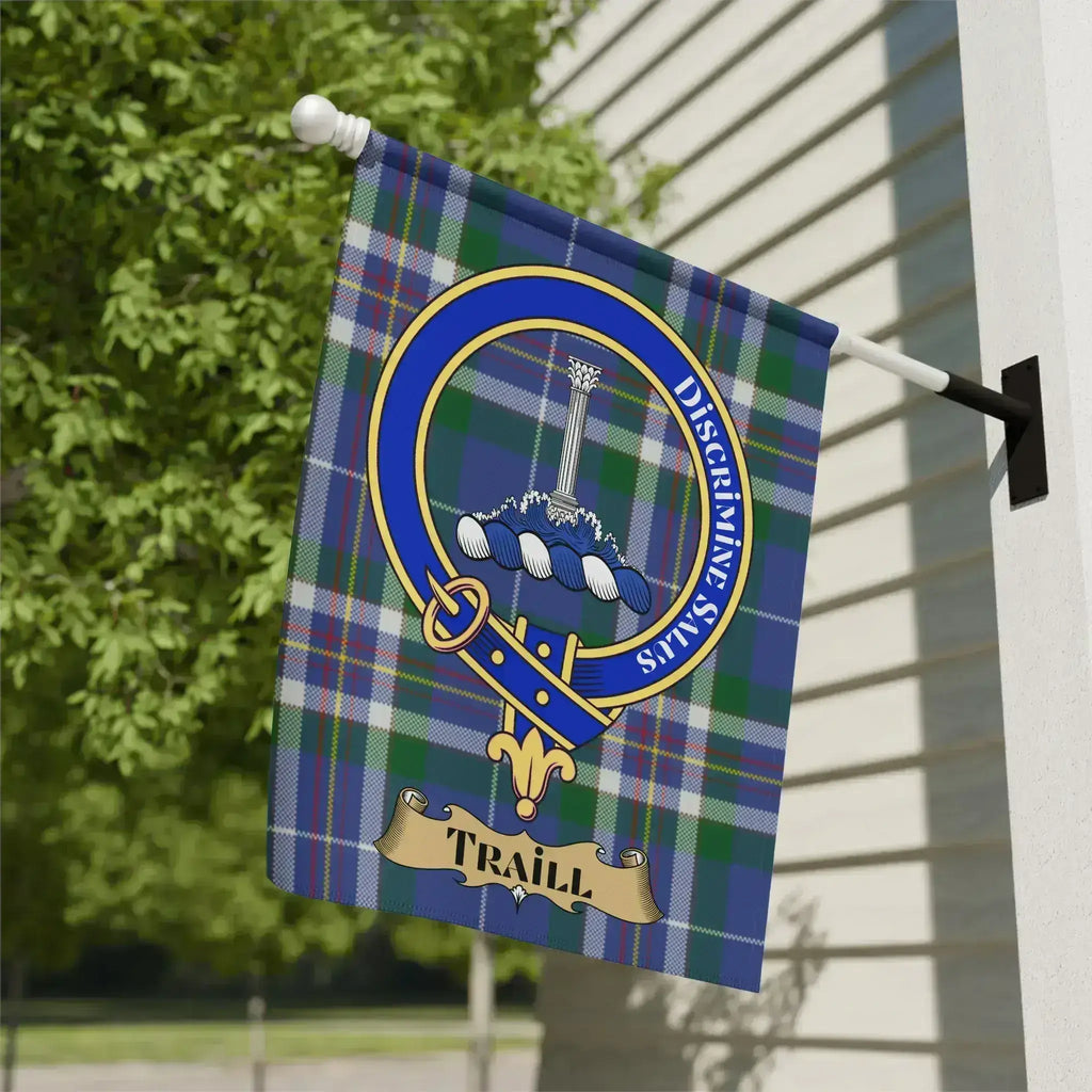 Scottish Heritage Clan Crest Tartan Garden Flag