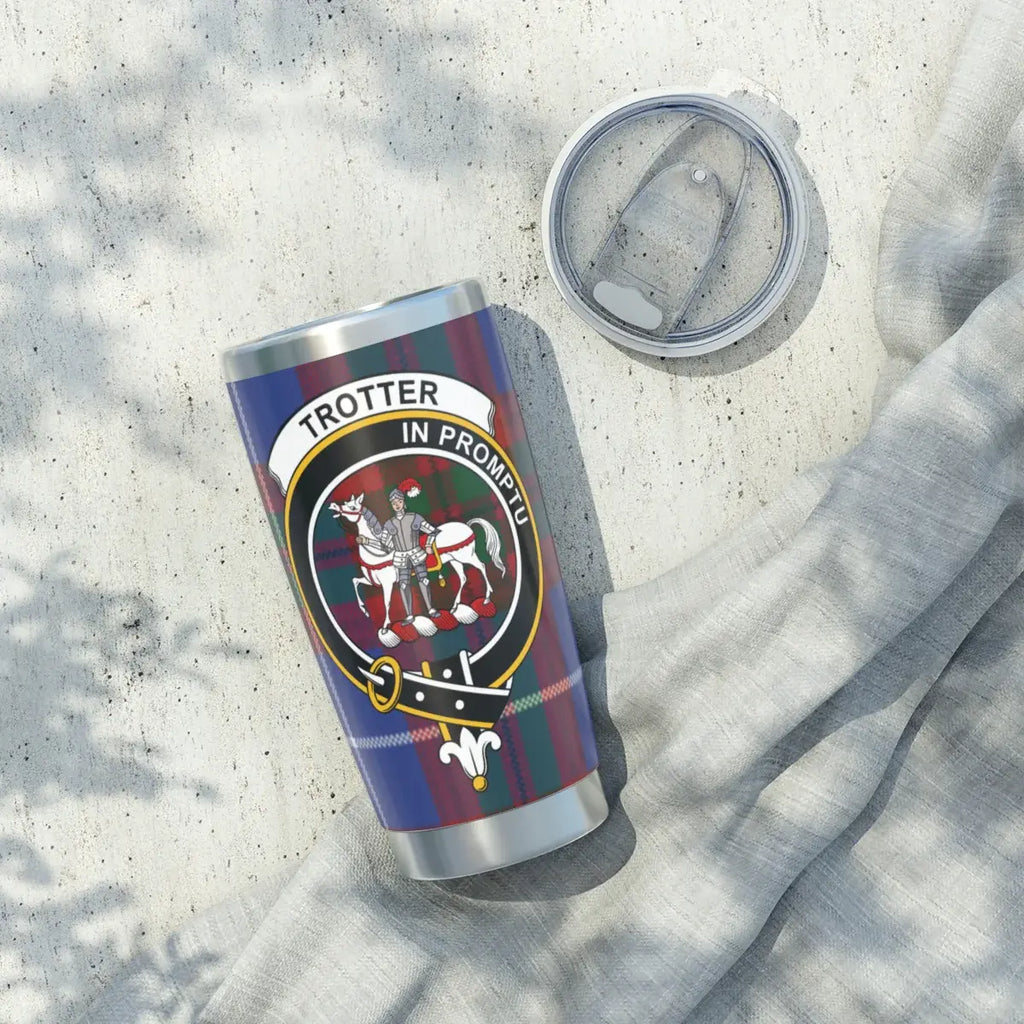 TROTTER IN PROMPTU design on a stylish tumbler