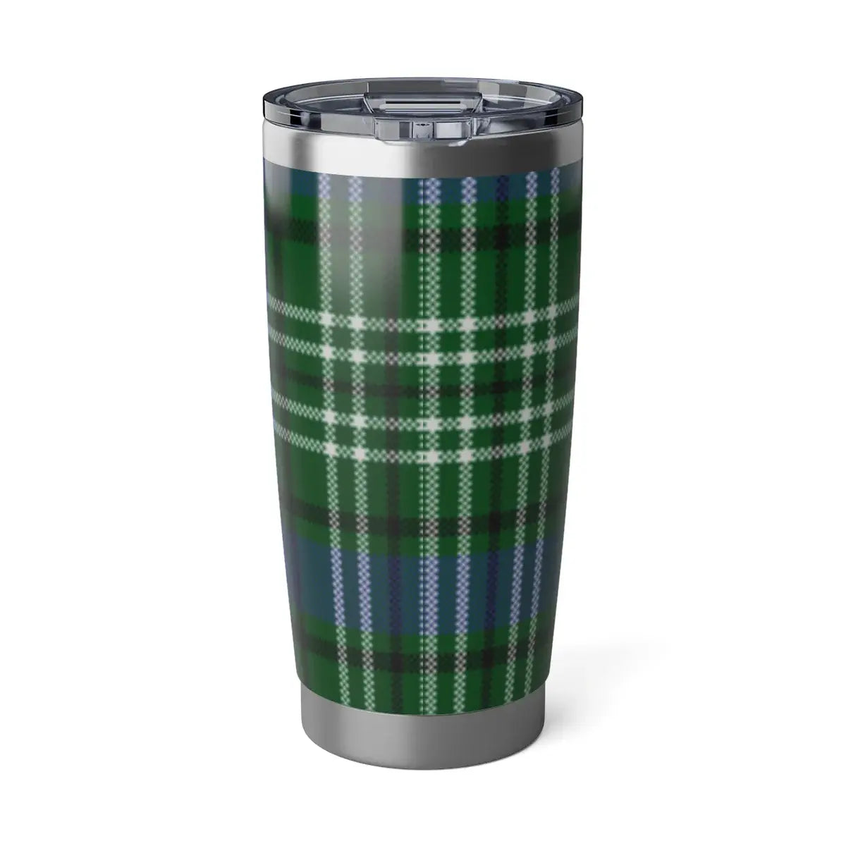 Stylish Plaid Insulated Travel Mug for Hot and Cold Drinks