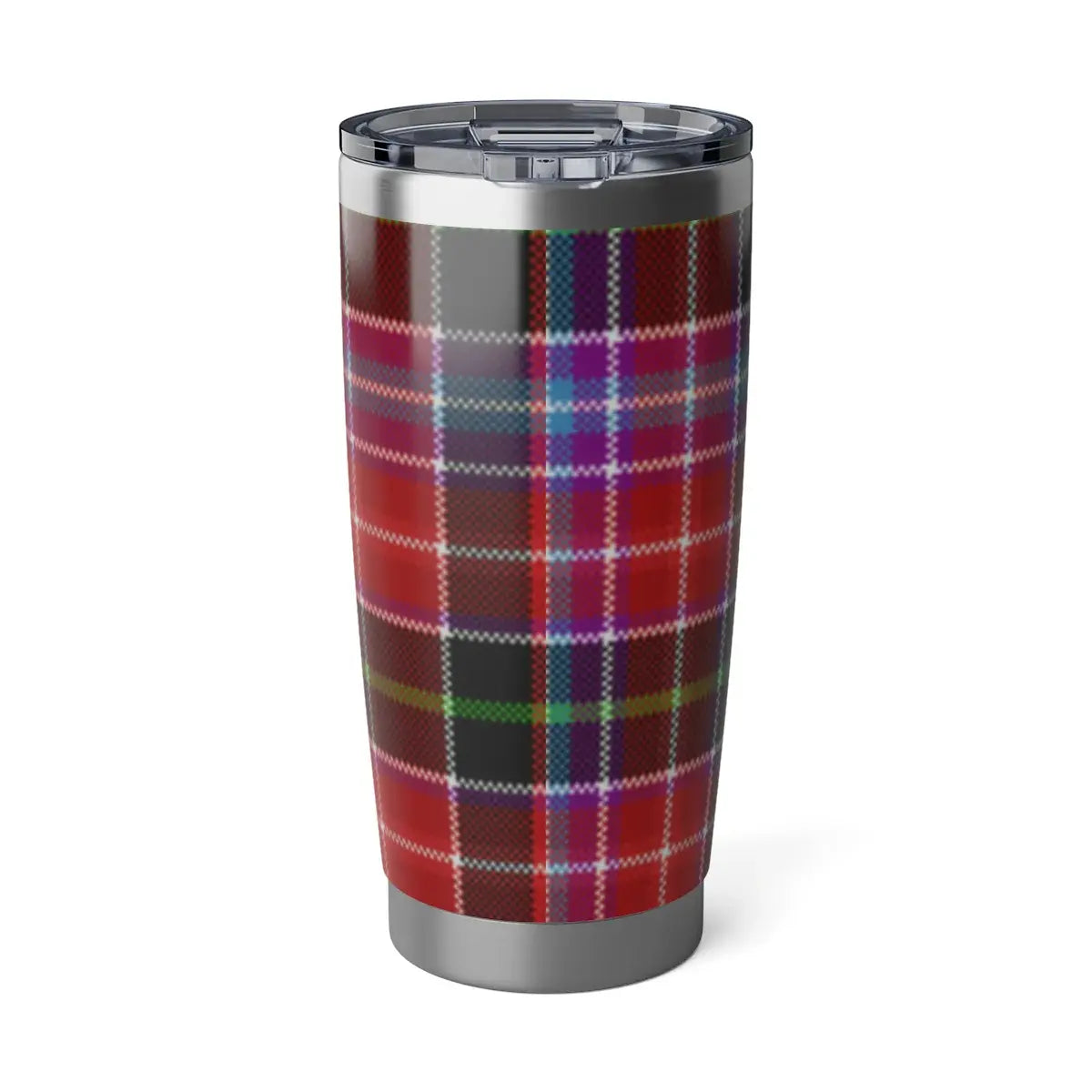 Red and Green Plaid Pattern Tumbler Product