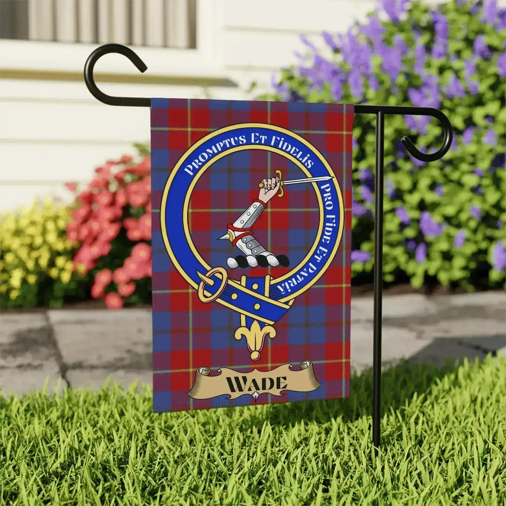 Promptus Et Fideles Wade Plaid Garden Flag