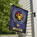 Personalized Family Crest Plaid Garden Flag product