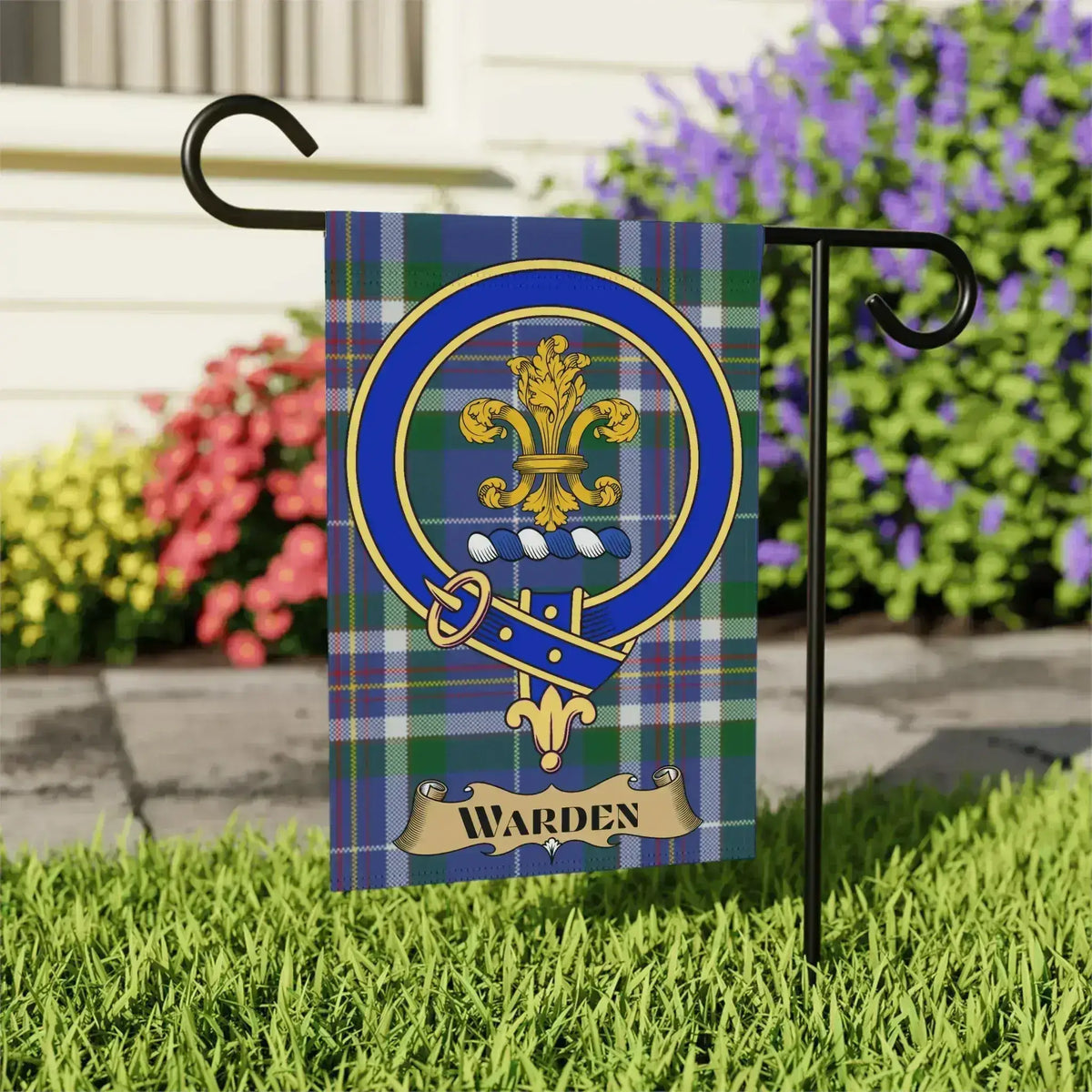 Warden Garden Flag Vibrant Outdoor Decorative