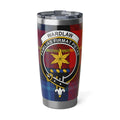 Clan Wardlaw familias firmat pietas tumbler cup — 20oz stainless steel with clan crest