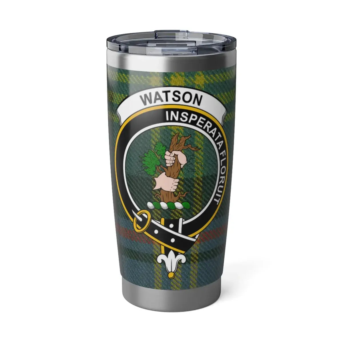 Watson Insperata Floruit Tartan Travel Mug