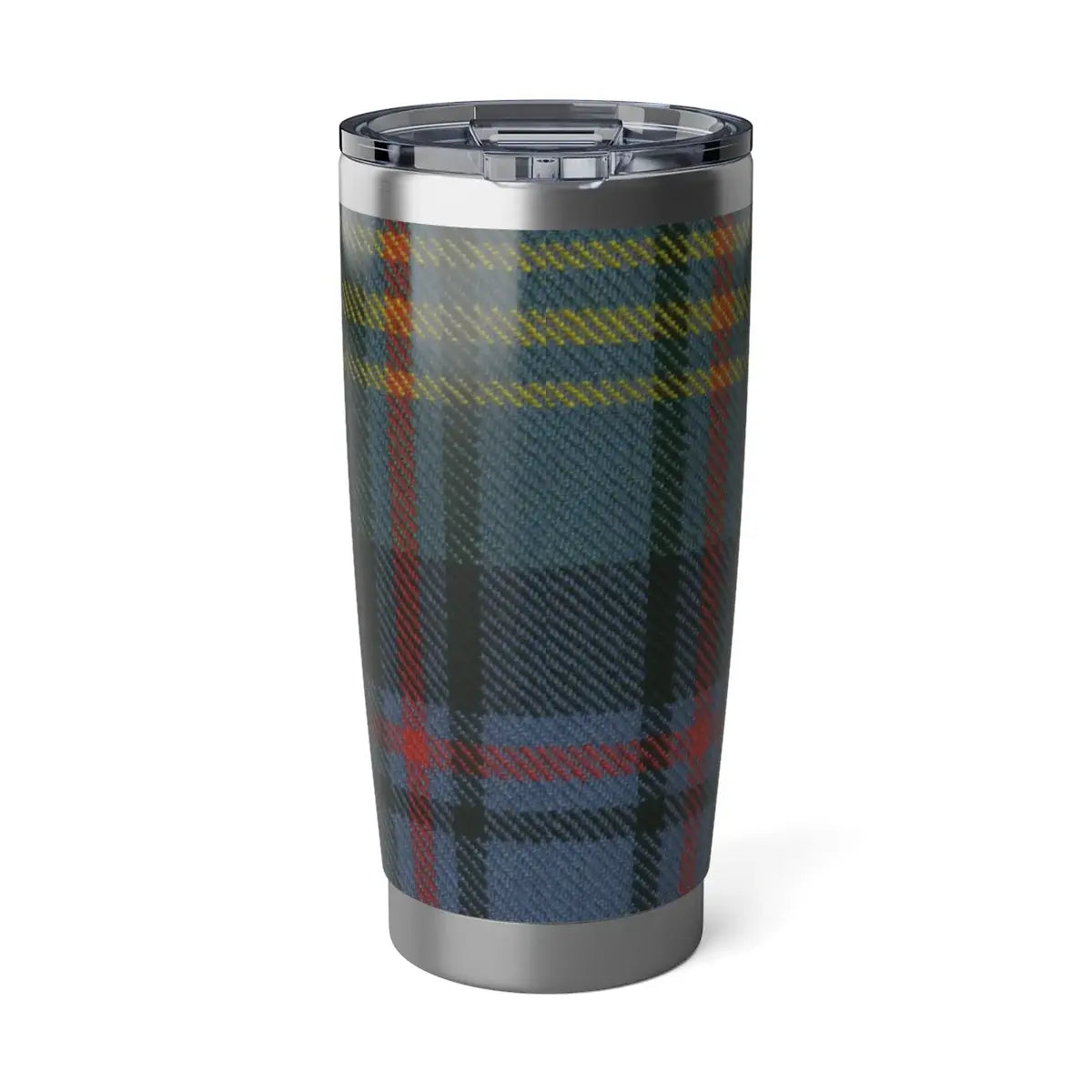 Plaid Insulated Travel Tumbler for Hot and Cold Drinks